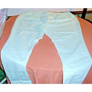 Ladies JB Denim Pants Lgt Green by Joe Boxer Skinny Push Up Size 24W (NWT) New